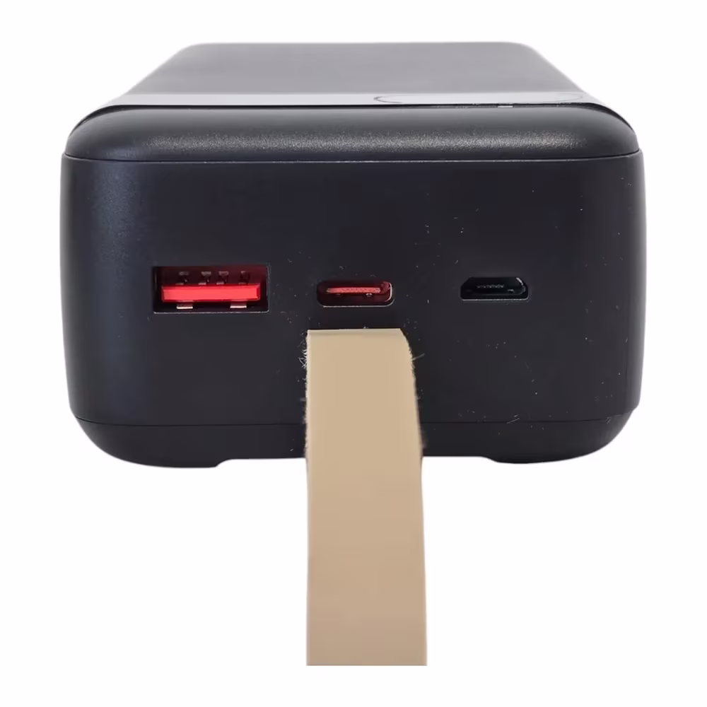 Puertos USB, Tipo C y Micro USB del power bank Tecnolab TL575