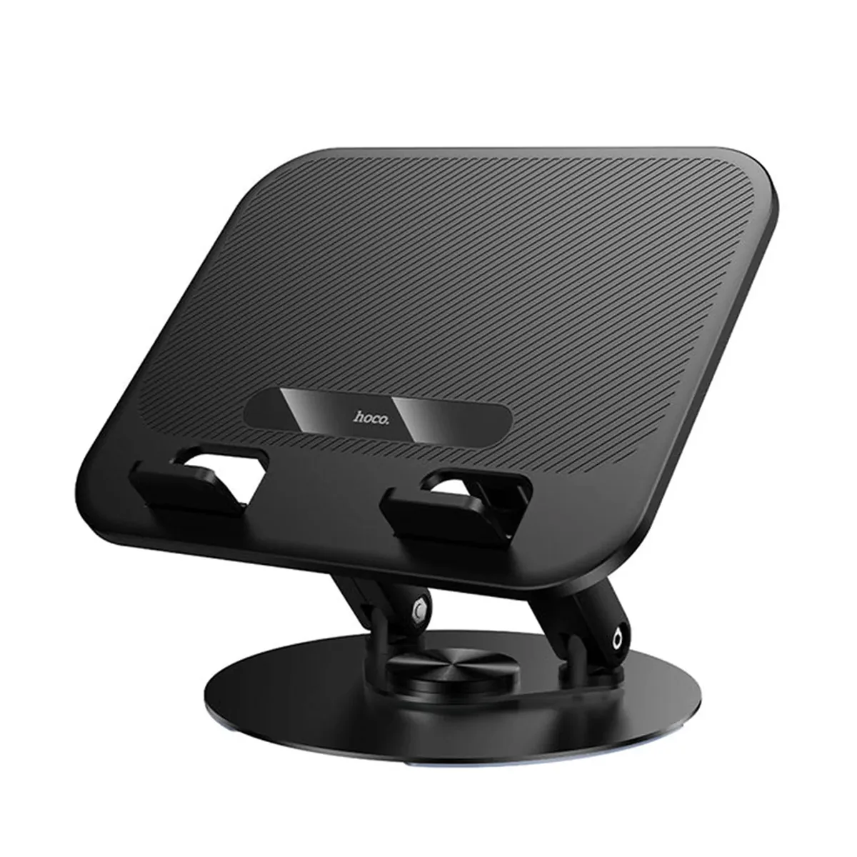 Soporte Notebook Giratorio Hoco HD14 color negro