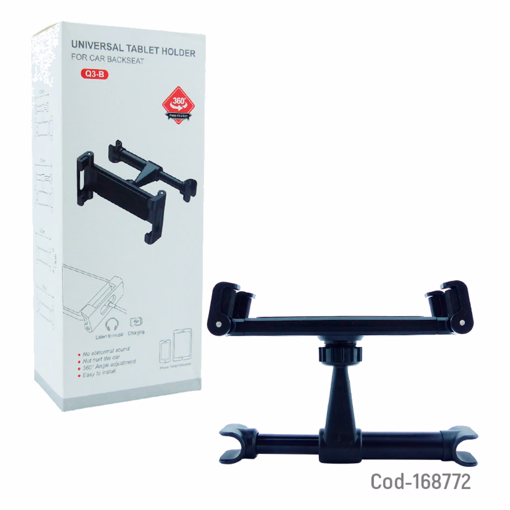 Soporte para tablet Q3-B con brazo articulado y pinza de sujeción