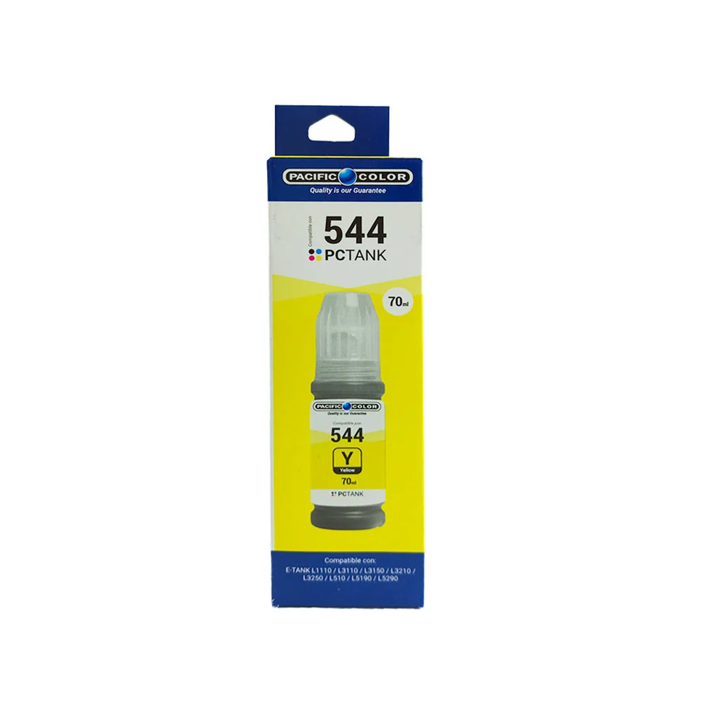 Caja frontal de tinta Epson T544 Yellow Pacific Color