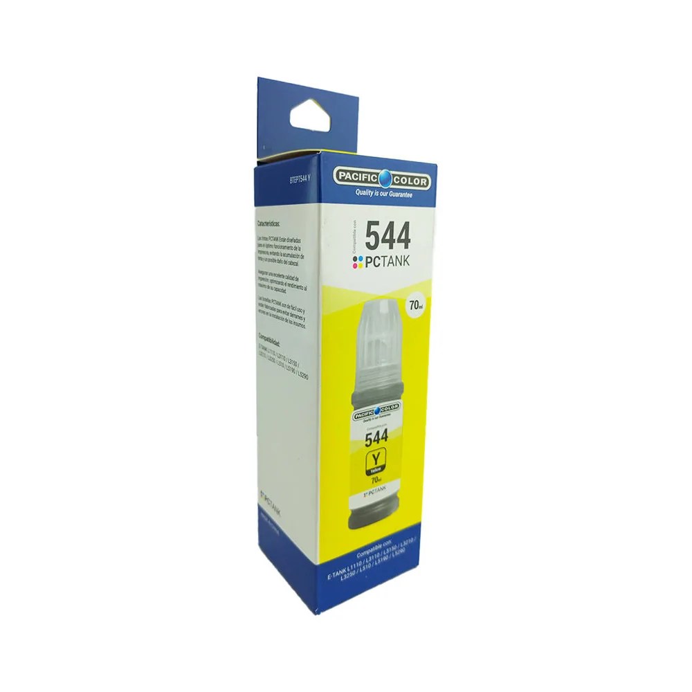 Caja lateral de tinta Epson T544 Yellow Pacific Color