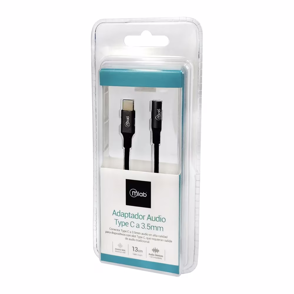 Características técnicas del Adaptador Audio Mlab Type C a 3.5mm en Talca - Imextec