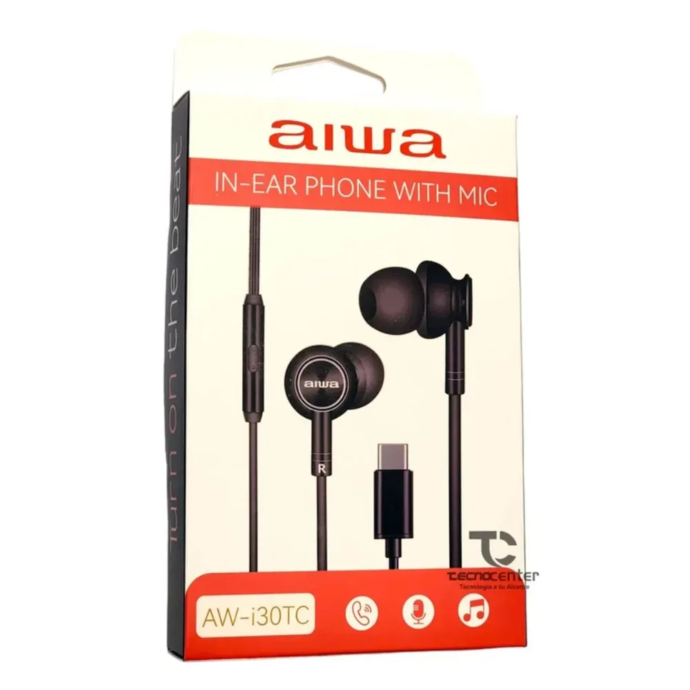 Empaque original de los Audífonos Aiwa AW-i30TC en Talca - Imextec