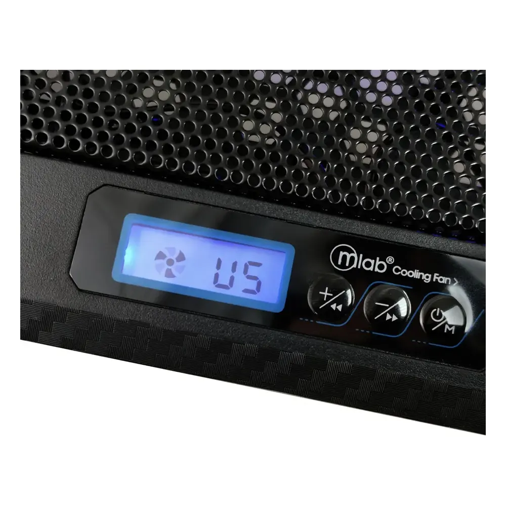 Panel de control y pantalla LCD de la base ventiladora Mlab en Talca - Imextec