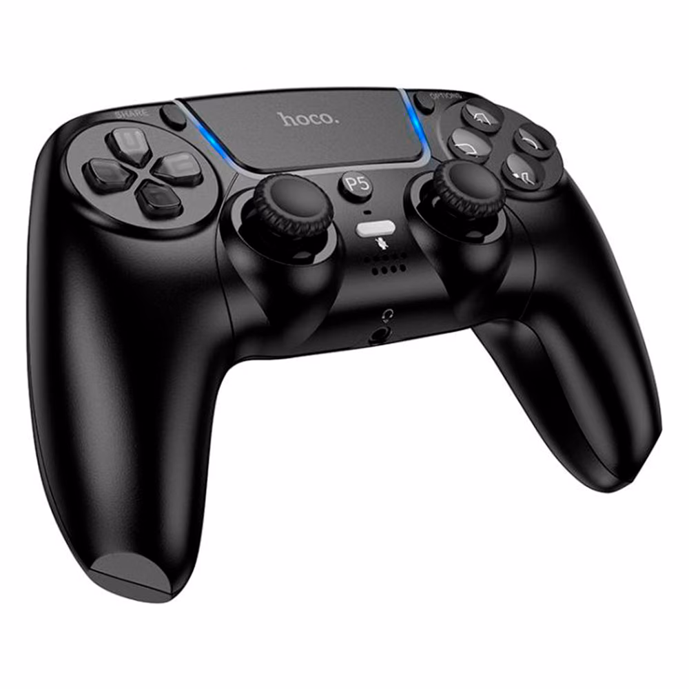 Control Inalambrico Hoco GA32 Dragon para PS5, vista frontal con logo Hoco